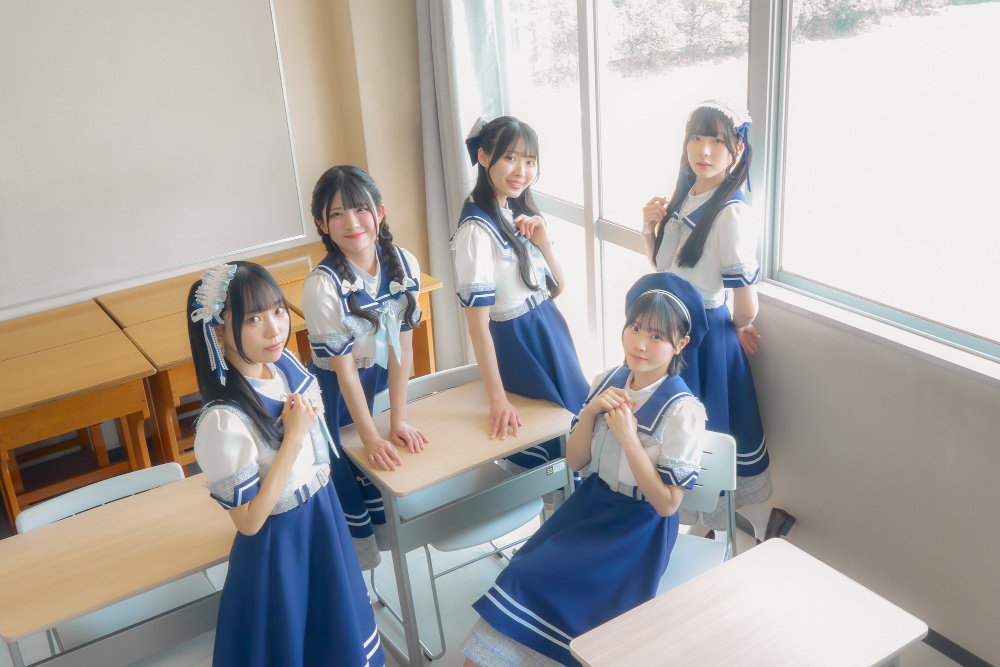 透色ドロップ、新メンバー3人を迎えて華やかに新体制始動「はじまりの鼓動を、熱を、全身で受け止めてください！」