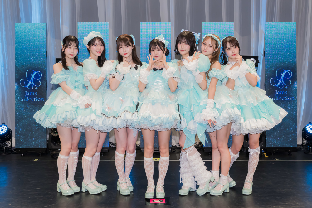 Jams Collection、フレッシュと華やかさを7名で見せつけた新体制お披露目の夜！