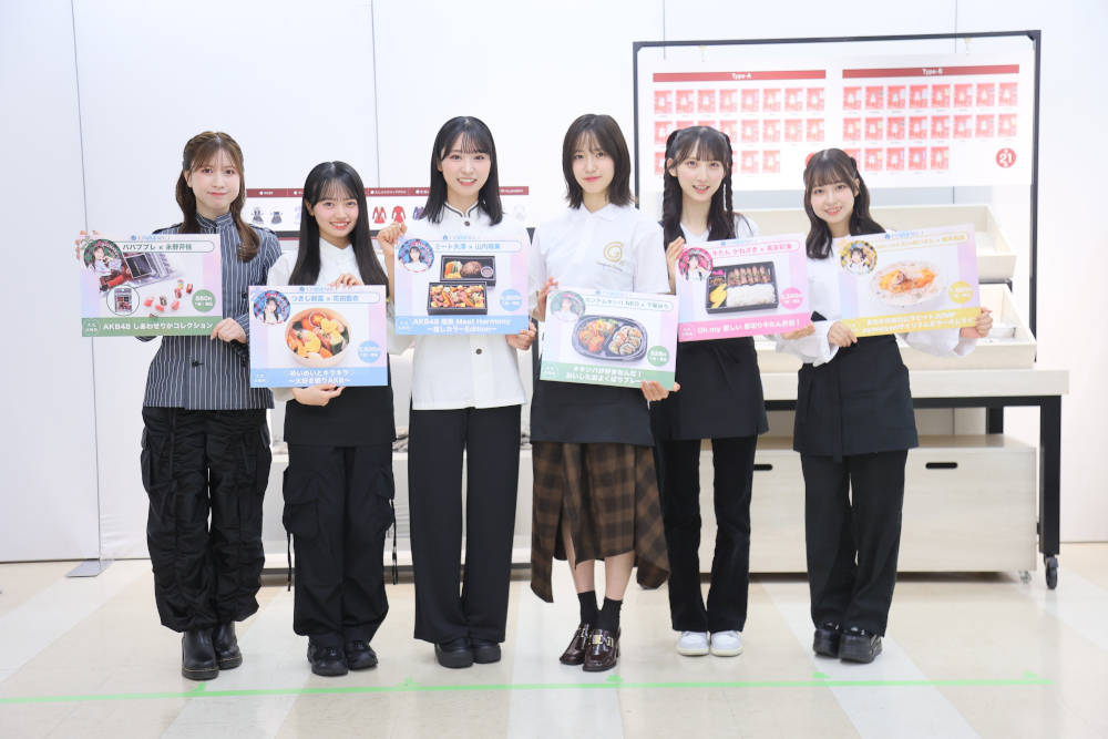 大丸東京店で好評開催中!【AKB48 収穫祭】レポート デパ地下でAKB48メンバーがコラボ商品の販売をお手伝い!