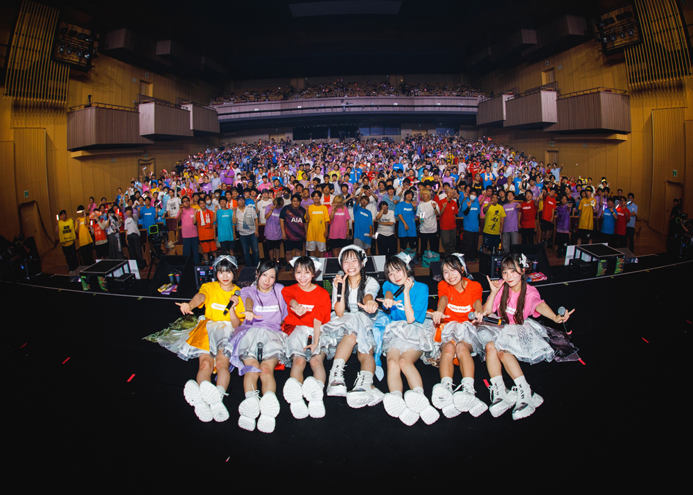 『Palette Parade』5周年ワンマンを鮮やかに染める！「東京ユナイテッドバスケットボールクラブ『TUBC公式青援隊』就任」、BANDSET ONEMA
