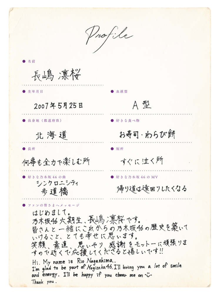 長嶋凛桜プロフィール